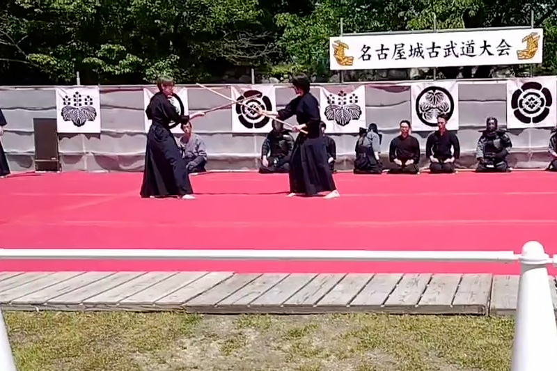 第54回 名古屋城古武道大会より 春風館 自在剣1