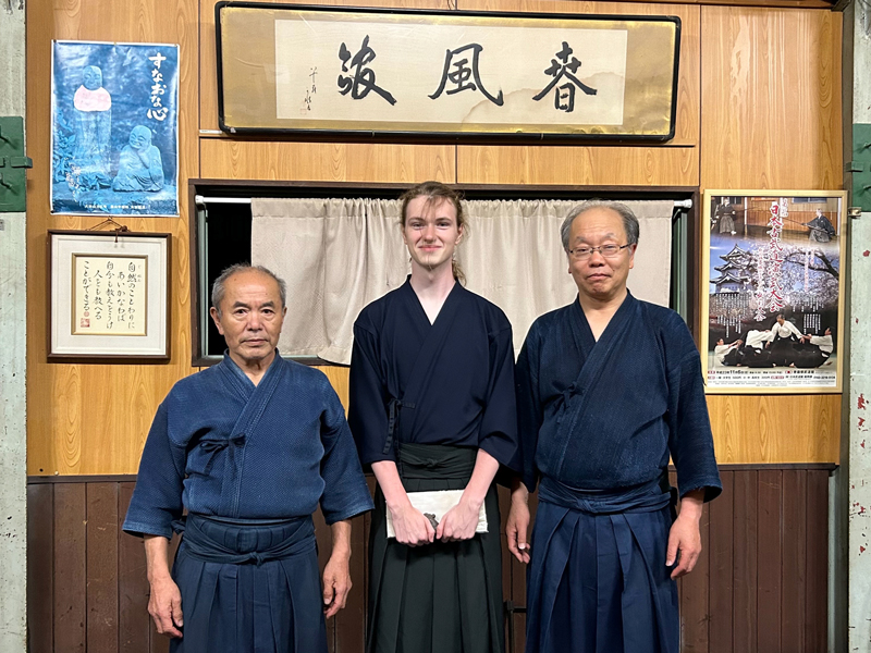 ギャレットさんと館長と神戸先生