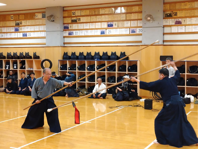 愛知サマーセミナー2024の様子(尾張貫流槍術)