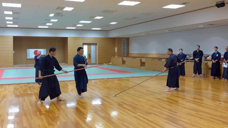 宝蔵院流槍術の説明(合同稽古会2025)