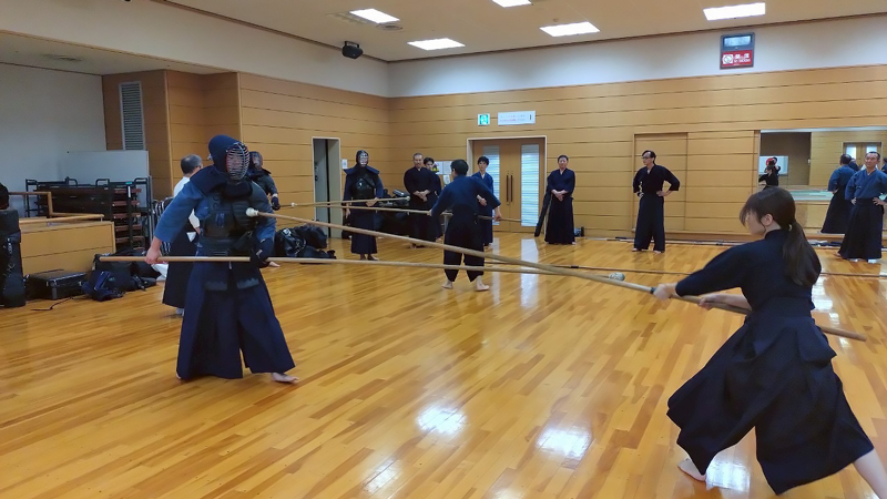 尾張貫流槍術による稽古(合同稽古会2025)
