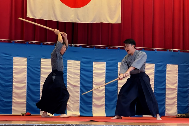 熱田神宮奉納 第64回日本古武道大会にて(燕飛1)