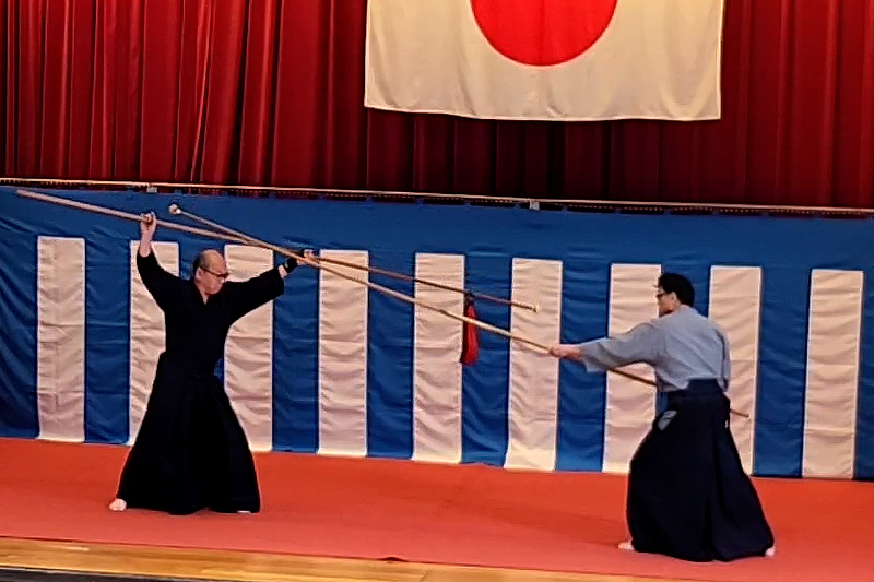 熱田神宮奉納 第64回日本古武道大会にて(五行之形1)