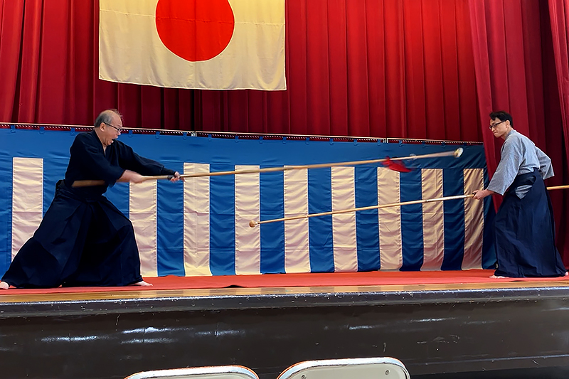 熱田神宮奉納 第64回日本古武道大会にて(五行之形2)