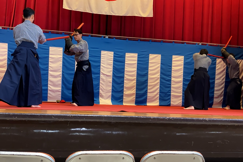 熱田神宮奉納 第64回日本古武道大会にて(三学円の太刀1)