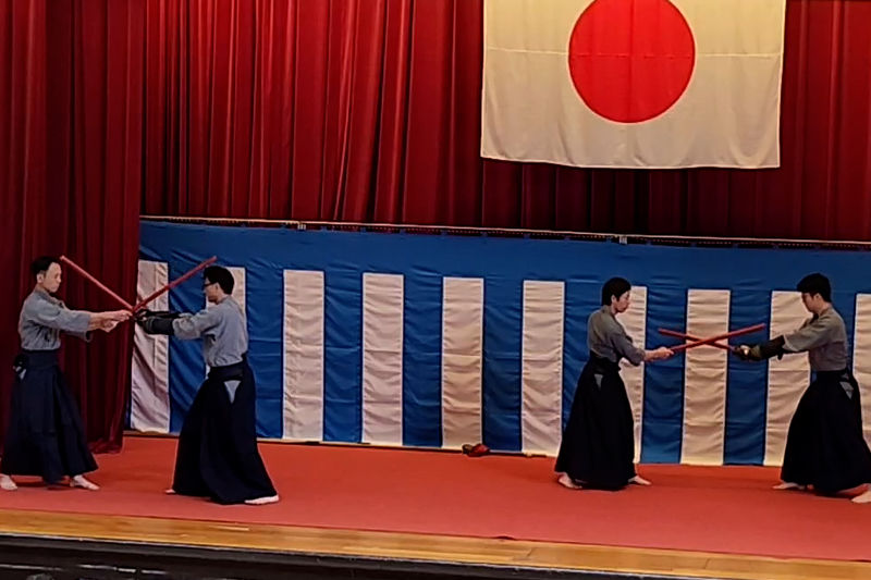 熱田神宮奉納 第64回日本古武道大会にて(三学円の太刀2)