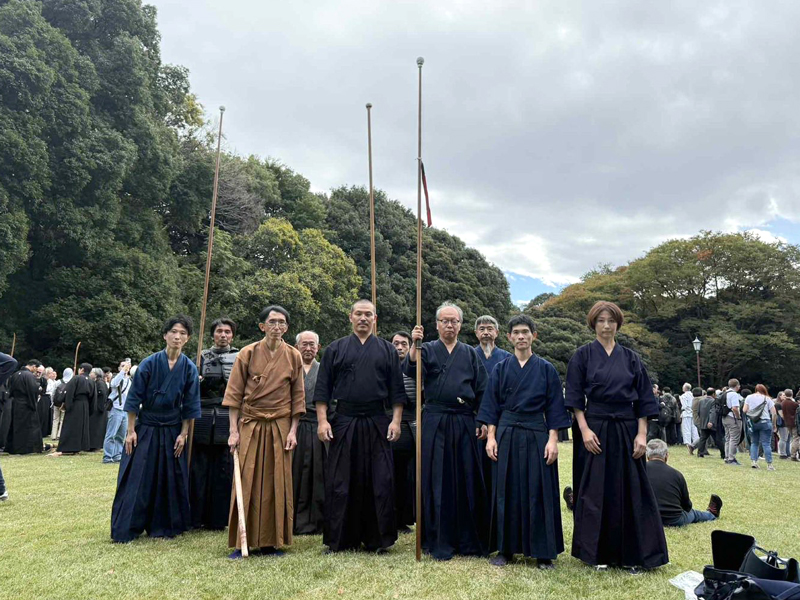 日本古武道振興会90周年記念 日本古武道大会に出場した春風館メンバー