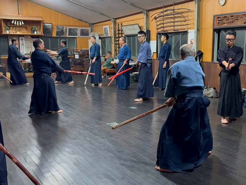 柳生新陰流兵法「九箇の太刀」の練習風景202512-3