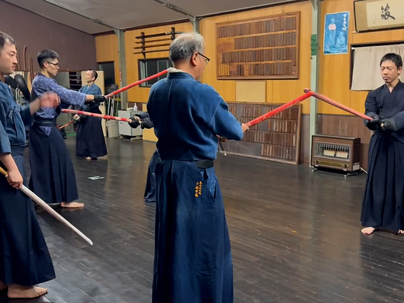 柳生新陰流兵法「九箇の太刀」の練習風景202512-1