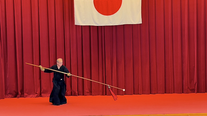 第十三回 熱田神宮 奉納武道演武大会にて 槍の一人遣い