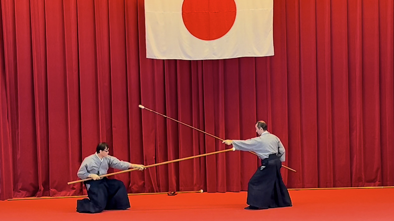 第十三回 熱田神宮 奉納武道演武大会にて 新陰流槍術