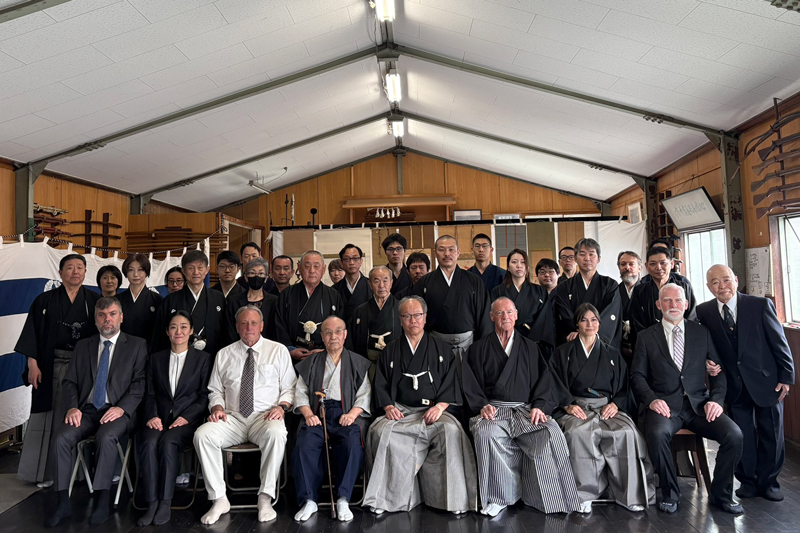 サミーラ先生目録伝授式にて春風館集合写真