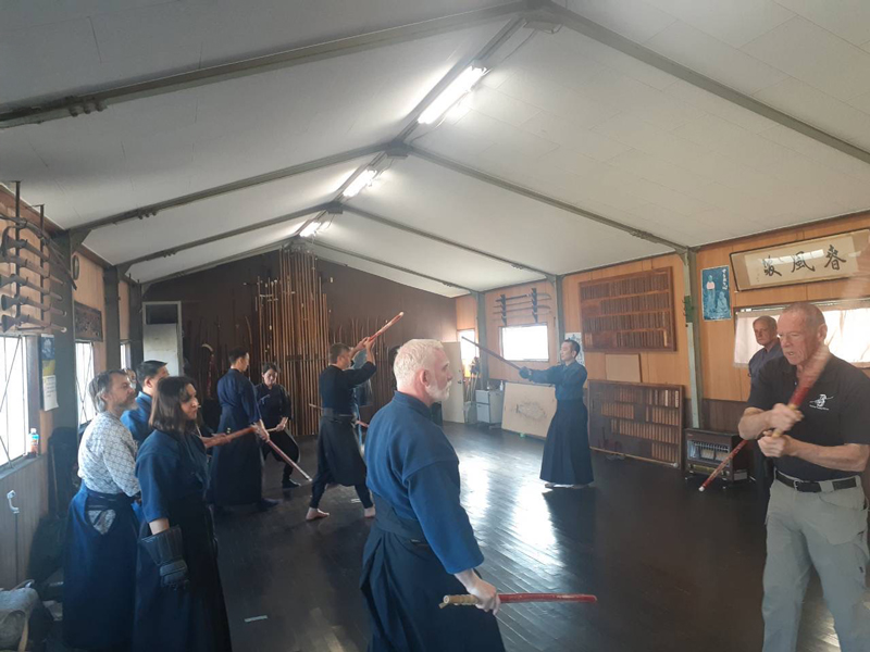 東春風館道場との合同稽古