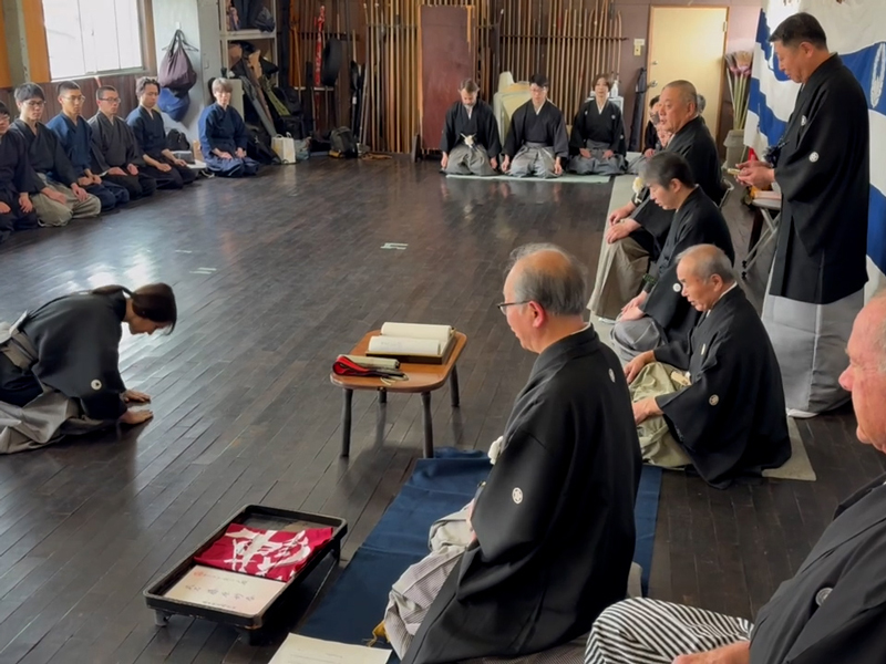 サミーラ先生目録伝授の様子2