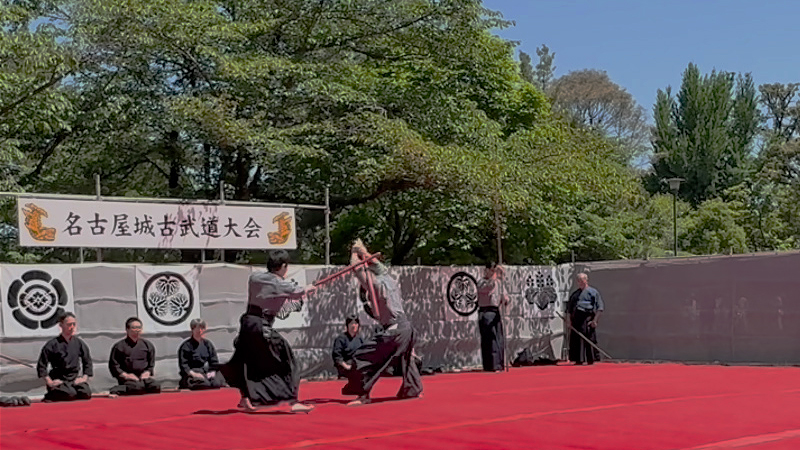 第55回名古屋城古武道大会にて燕飛2