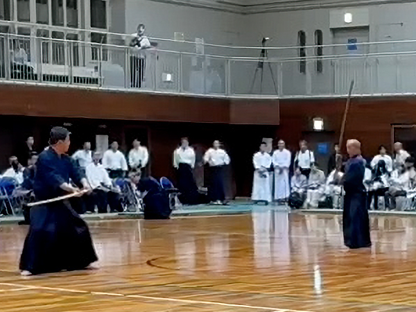 第32回西日本古武道大会 春風館演武の様子(大太刀三学)