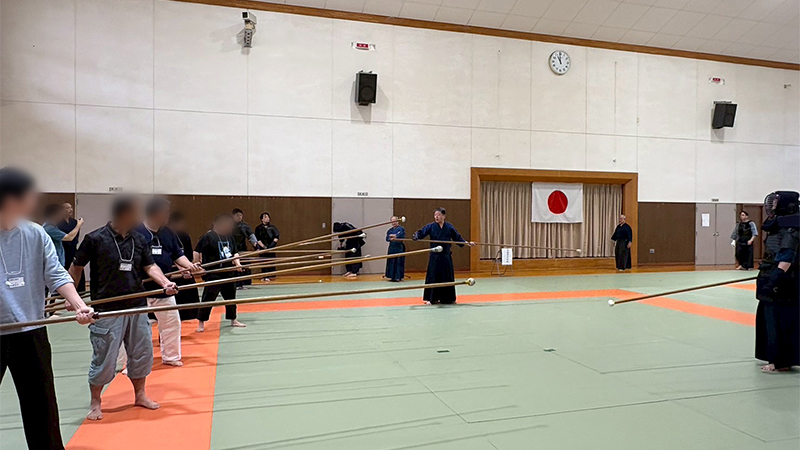 槍術四流派 in 奈良にて尾張貫流槍術の体験1