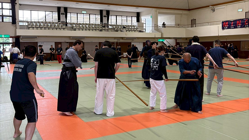 槍術四流派 in 奈良にて尾張貫流槍術の体験2