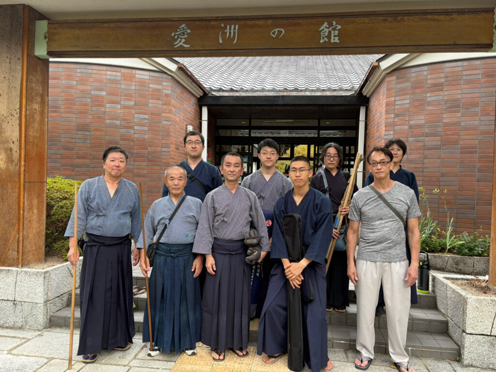 第45回愛洲氏顕彰祭・剣祖祭に参加した春風館メンバー