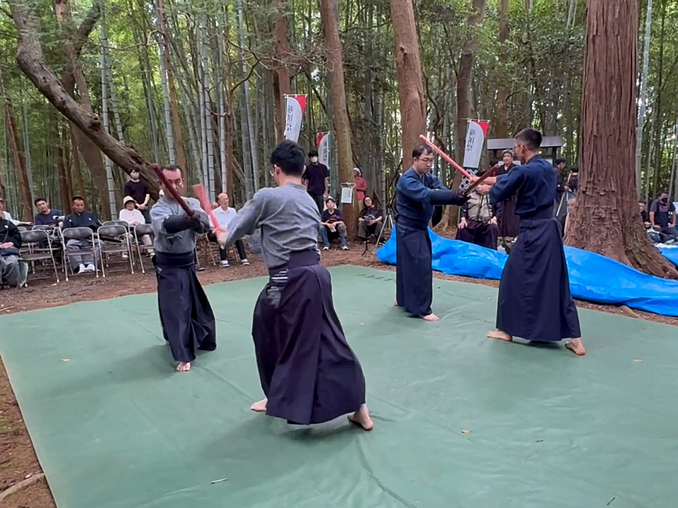 第45回愛洲氏顕彰祭・剣祖祭にて三学円の太刀2