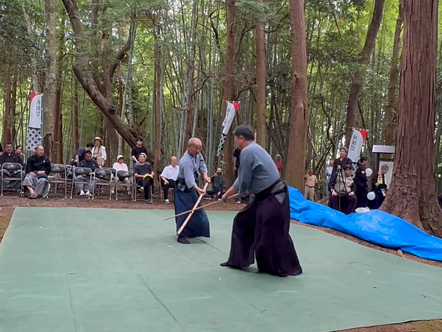 第45回愛洲氏顕彰祭・剣祖祭にて大太刀燕飛3