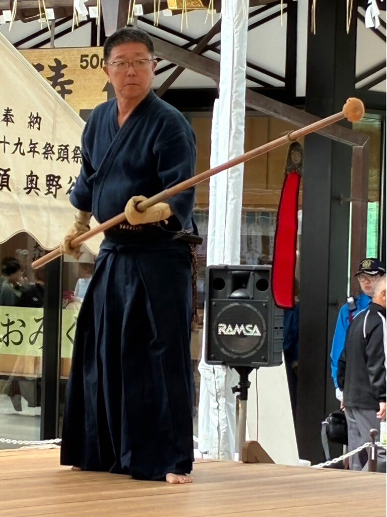 第17回鹿島神宮奉納日本古武道交流演武大会にて尾張貫流五行之形1