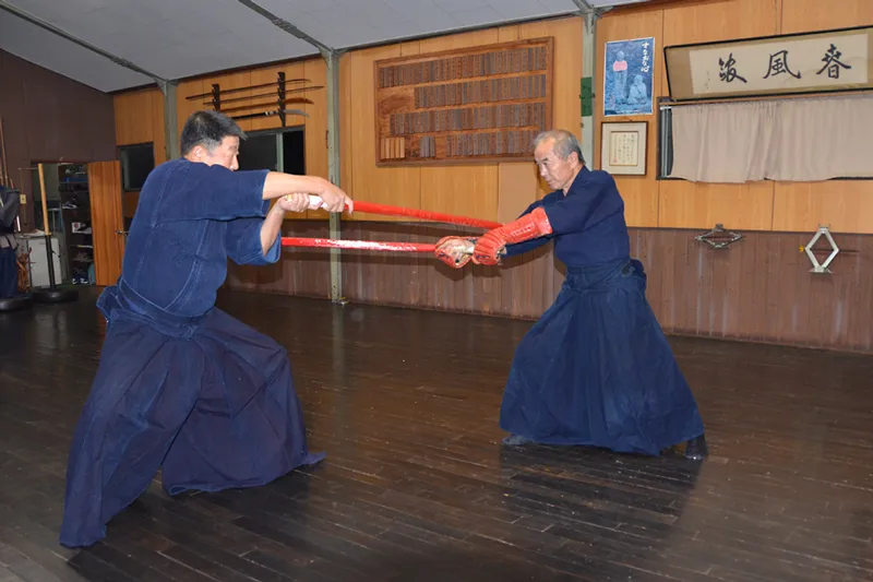 第29回西日本古武道大会での一場面